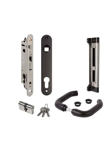 LOCINOX Compleet pakket  FORTYSET-40I-BA voor metalen/aluminium/PVC  tuinpoorten