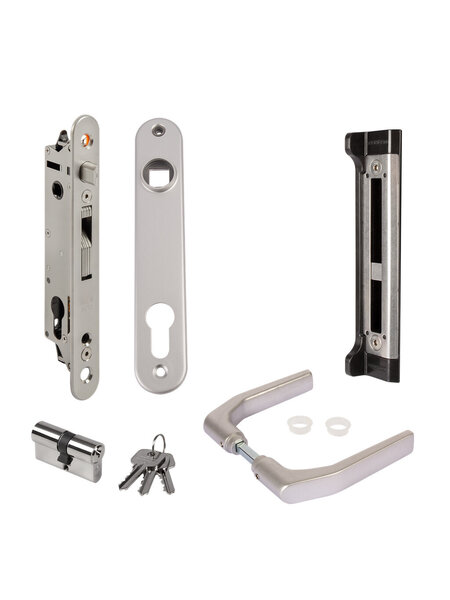 LOCINOX Compleet pakket  FORTYSET-40I-JA voor metalen/aluminium/PVC  tuinpoorten