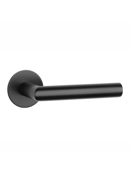STERK Zwarte deurklinken OVAL 1750 - Ultra dun 3 mm - Ø22mm