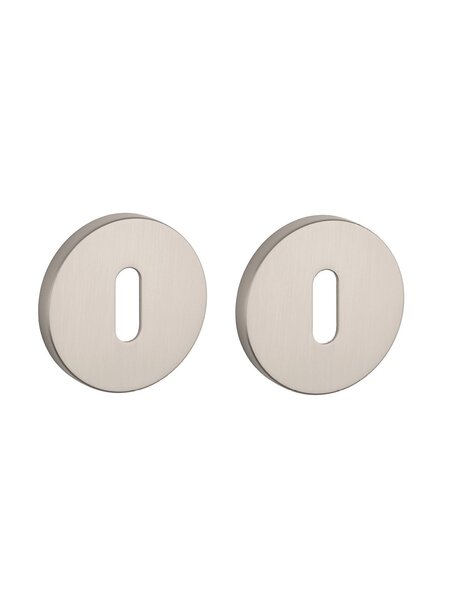 Aprile APRILE sleutelplaatjes rond Ø 53x7mm mat nikkel