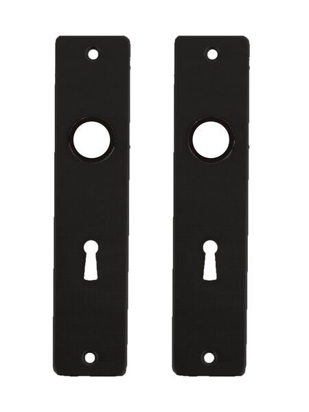 Dulimex Kort zwart schild 180/41 met sleutelgat 56 mm