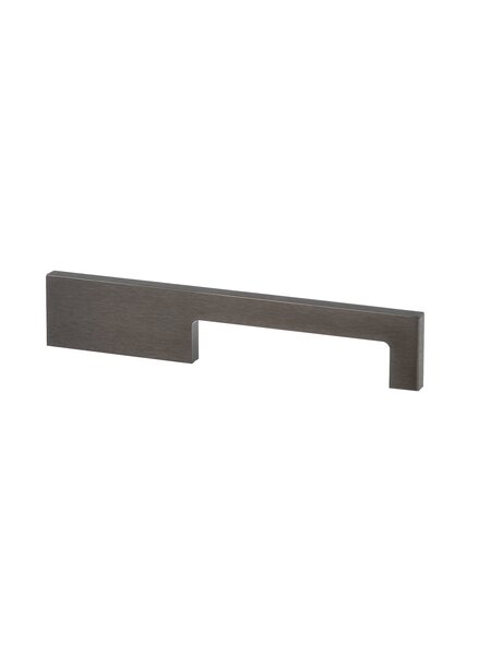 I.B.E. Meubelgreep  DRIMO 160 mm donker Brons asymmetrisch