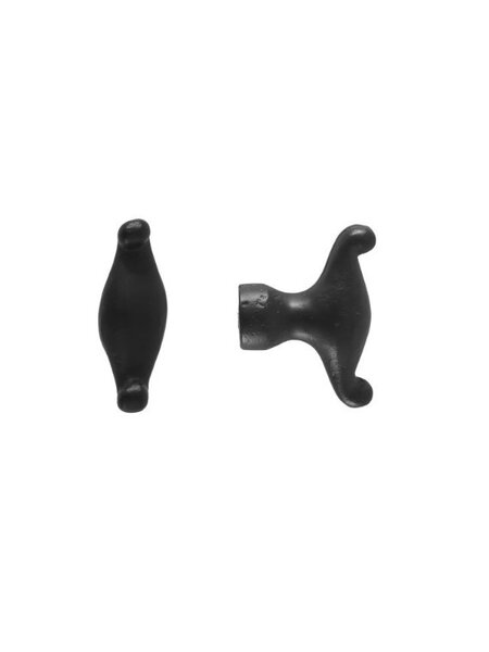 Dauby Zwarte meubelknop BT296 van 40mm