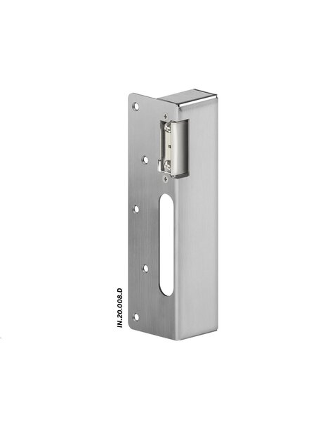 JNF Architectural Hardware JNF elektrische sluitplaat 12V voor IN.20.005.D veiligheidsslot – Inox satijn