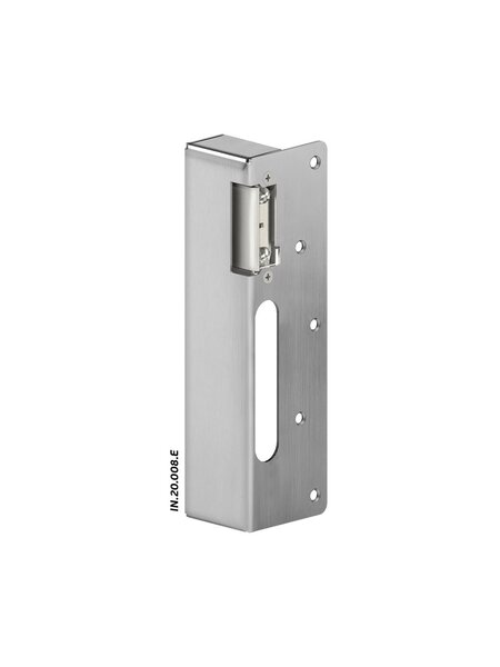 JNF Architectural Hardware JNF elektrische sluitplaat 12V voor IN.20.005.E veiligheidsslot – Inox satijn