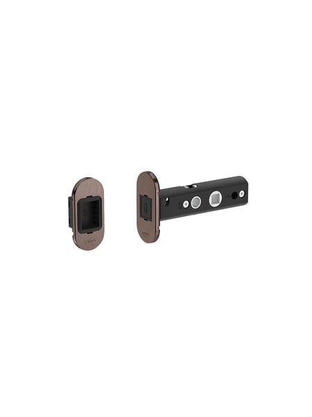 JNF Architectural Hardware JNF magnetisch insteekslot voor binnendeuren – Doornmaat 60 mm – Titanium Chocolate PVD