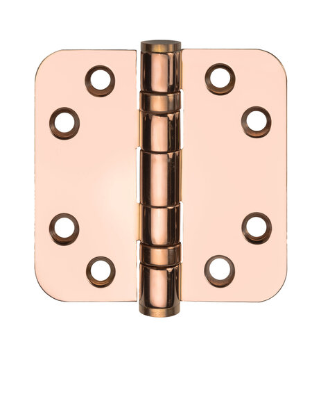 Formani Formani kogellagerscharnier BASICS LBSA7676 afgeronde hoeken PVD gepolijst koper