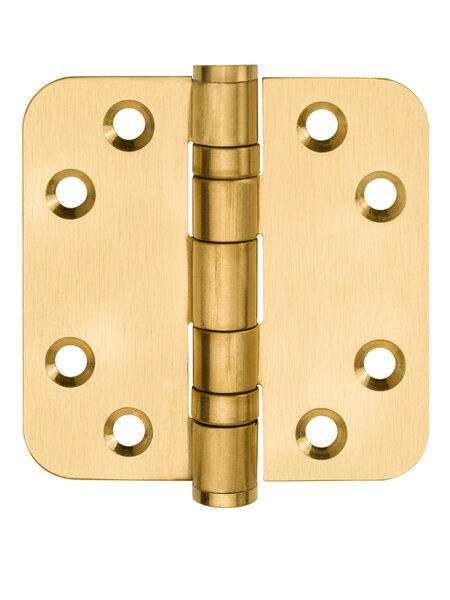 Formani Formani kogellagerscharnier BASICS LBSA7676 afgeronde hoeken PVD mat goud