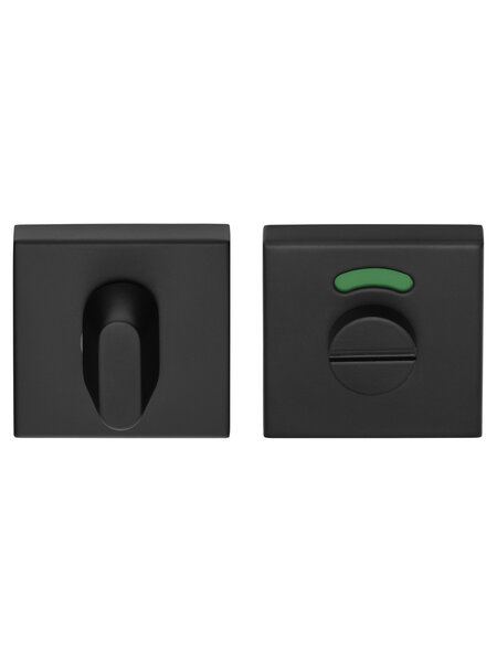 DKS WC garnituur WC53V met indicator - mat zwart