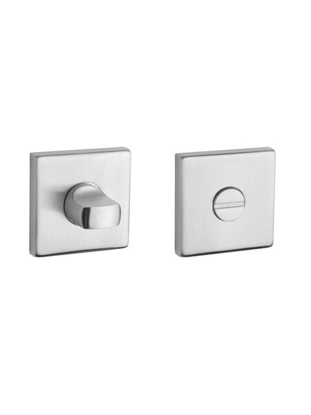 STERK RVS WC garnituur STERK 1712 KVADRAT 9 mm - zonder indicator