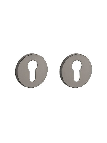 STILE STILE cilinderplaatjes rond Ø 53x7mm titanium