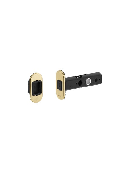 JNF Architectural Hardware JNF WC-grendelslot 60 mm voor WC-garnituur – Goud PVD