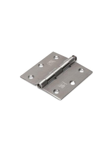Dulimex RVS Scharnier met losse pen 76 x 76 x 2,0 mm
