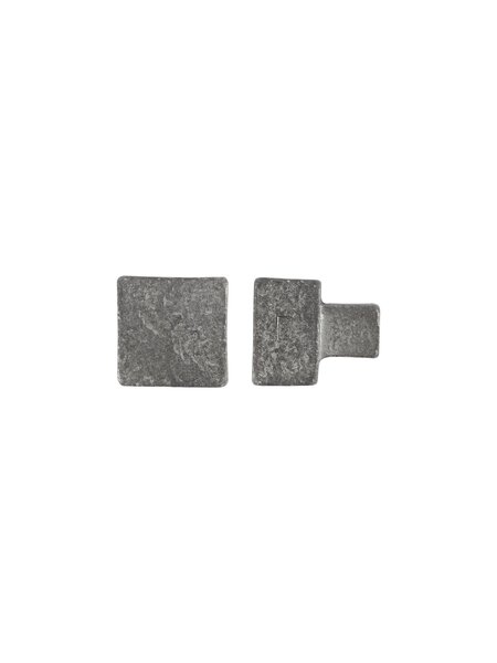 Dauby Meubelknop PQ-35 ruw metaal – 35MM