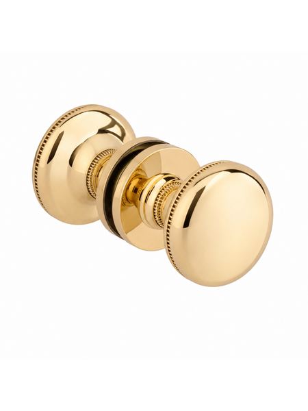 Aprile APRILE HOLLIA dubbelzijdige deurknop – Goud Gepolijst