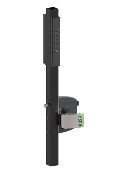 LOCINOX Locinox opbouwslot VOLTA PUSCH met één extern code klavier voor profielen 60-80 mm - Antraciet