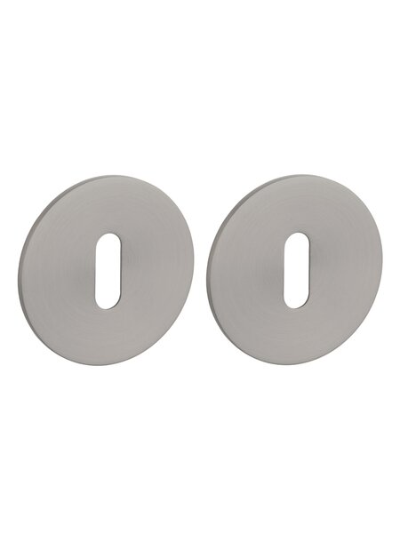 STERK Sleutelplaatjes OVAL 1710 - Ultra dun 3mm -Basalt grijs PVD