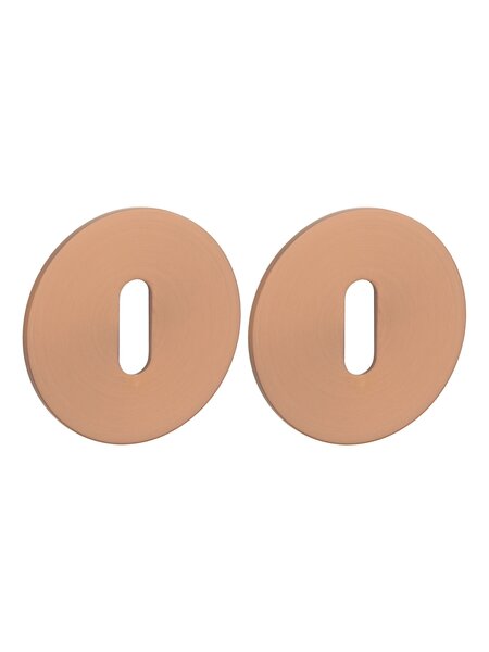 STERK Sleutelplaatjes OVAL 1710 - Ultra dun 3mm - Copper PVD
