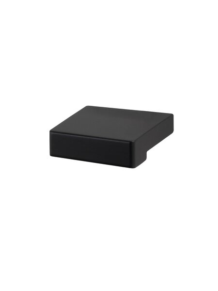 I.B.E. Zwarte Meubelknop MOKA 16 mm