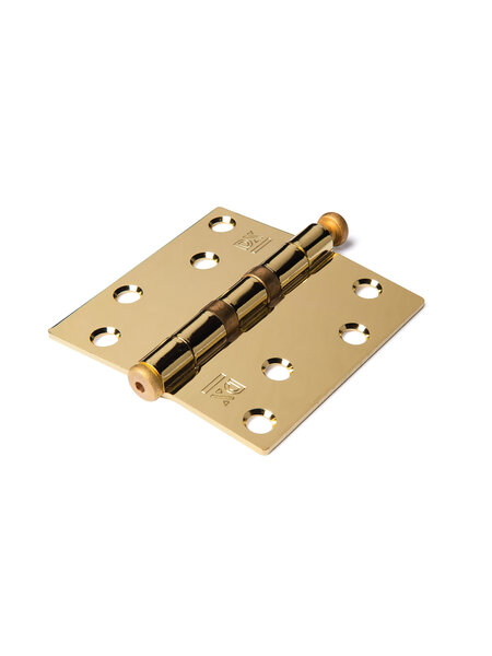 Dulimex Kogellagerscharnier met losse pen 89 x 89 x 2,4 mm messing