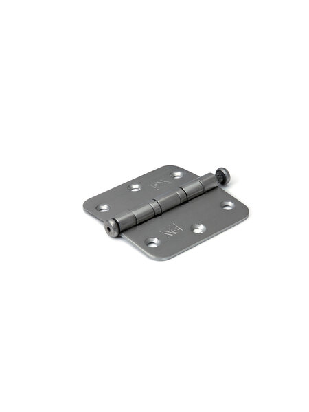 Dulimex RVS kogellagerscharnier met losse pen 76 x 76 x 2,4 mm afgerond