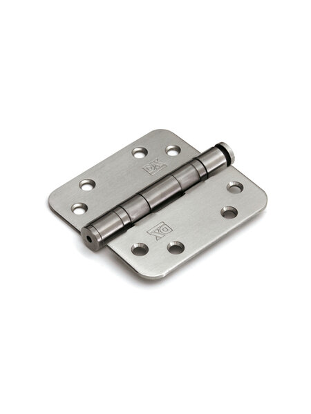 Dulimex RVS kogellagerscharnier met losse pen 89 x 89 x 3,0 mm afgerond