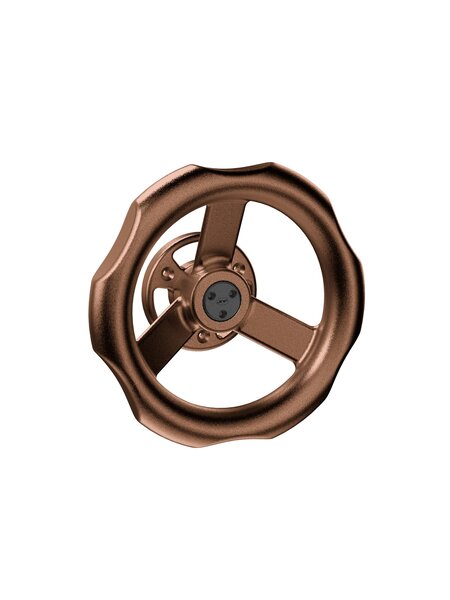 JNF Architectural Hardware JNF INDUSTRIAL DESIGN vaste deurknop Ø75 mm – Koper PVD