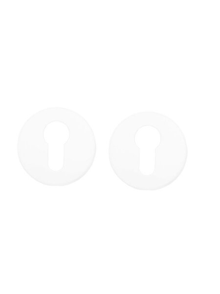 DKS Ronde cilinderplaatjes 50R - Wit