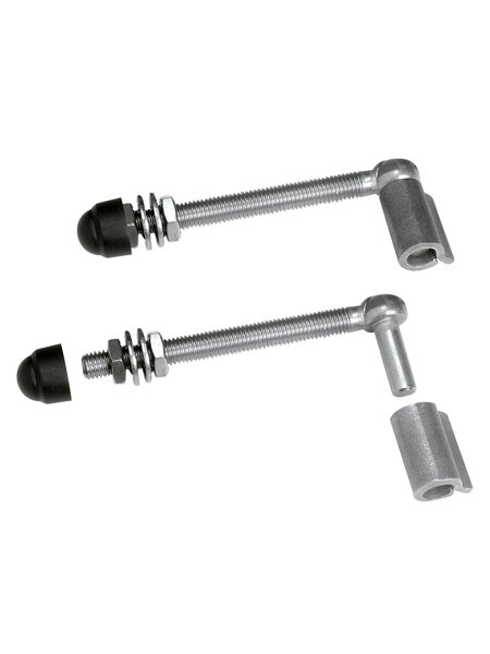 LOCINOX Scharnierensetje voor tuinpoorten GAM12 - 2 stuks