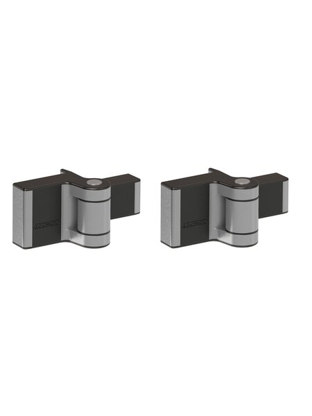 LOCINOX 2-Dimensionaal 180° verstelbaar scharnier PUMA- 2 stuks