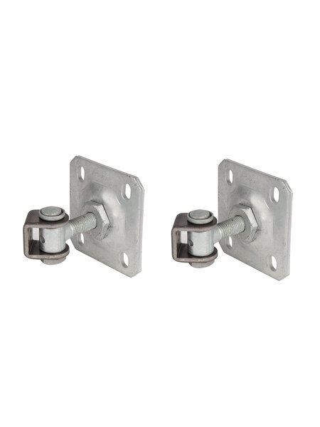 LOCINOX Anti vandalisme scharnier 90° -G90WP met regelmoer & muurplaat - 2 stuks