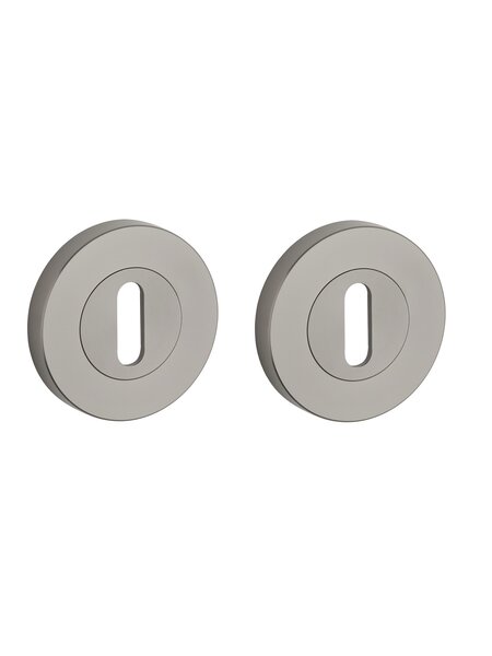 STERK Paar sleutelplaatjes 1710 OVAL PRO 8MM  - Basaltgrijs PVD