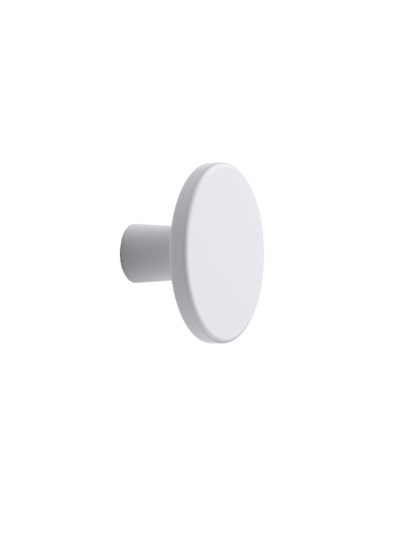 Furnipart Meubelknop PLATO mat wit  Rond