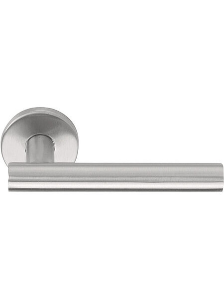 Formani Deurkruk Basics LB7-19 geveerd op rond rozet mat RVS