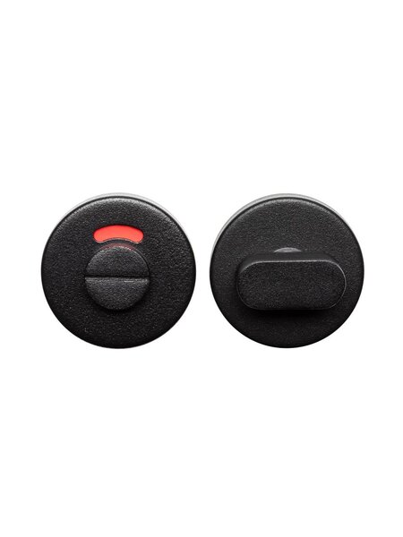 In-Door WC-garnituur rond RVS/zwart