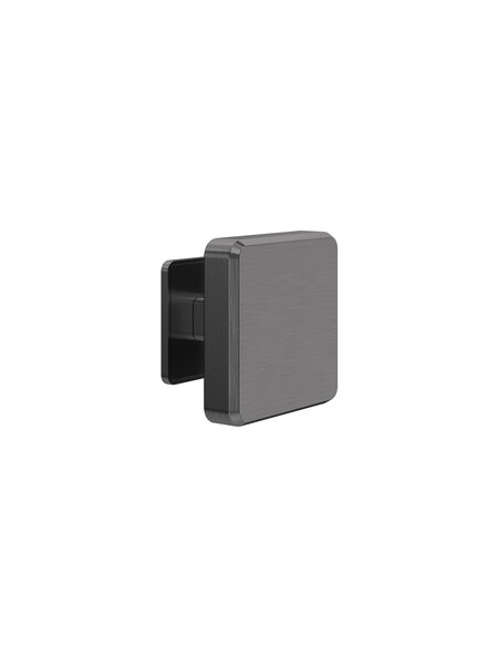 JNF Architectural Hardware JNF GATE COLLECTION vierkante vaste deurknop – Zwart PVD