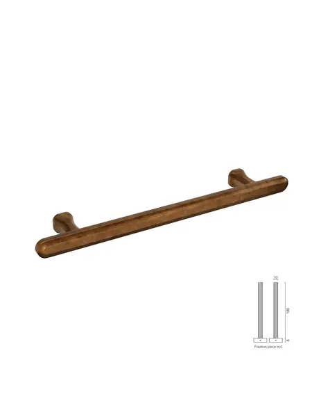 CRAFINO CRAFINO deurgreep TERRA - Craft Cognac - 22/250 mm