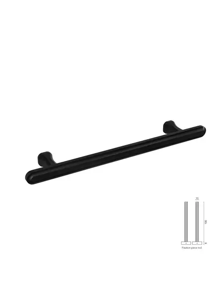 CRAFINO CRAFINO deurgreep TERRA - Craft Black - 22/250 mm