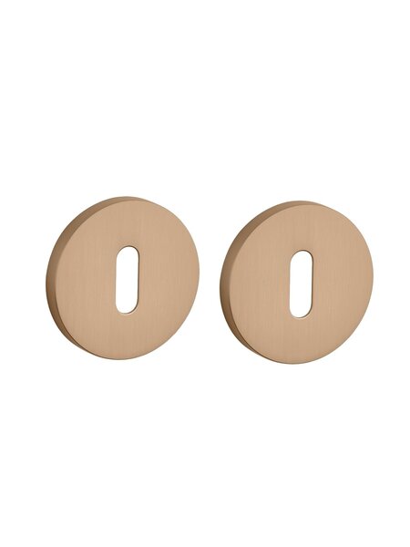STILE STILE sleutelplaatjes rond Ø 53x7mm - licht bruin