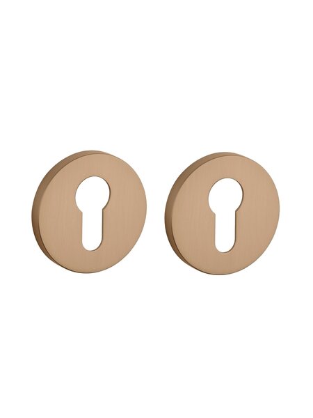 STILE STILE cilinderplaatjes rond Ø 53x7mm - licht bruin