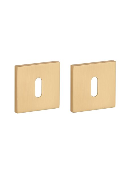 STILE STILE sleutelplaatjes vierkant 53x53x7mm mat goud