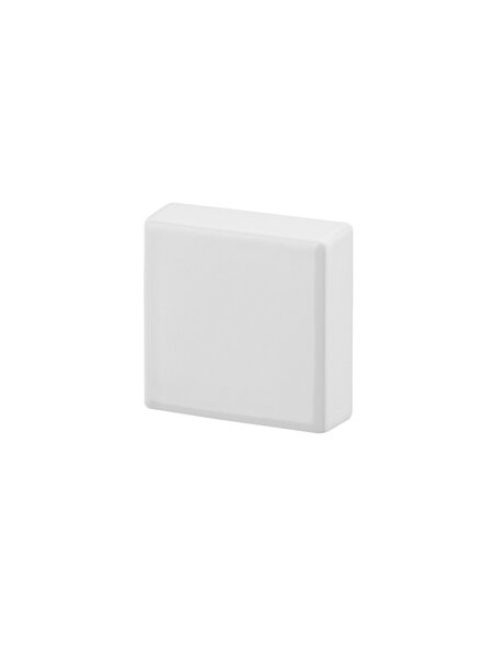 I.B.E. Witte vierkant meubelknop 30x30x24 mm
