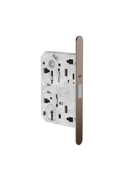 JNF Architectural Hardware JNF MAGNALITE magnetisch insteekslot – 90/50 mm – Titanium Chocolate PVD