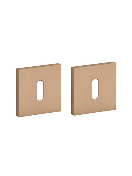 STILE STILE sleutelplaatjes vierkant 53x53x7mm - licht bruin