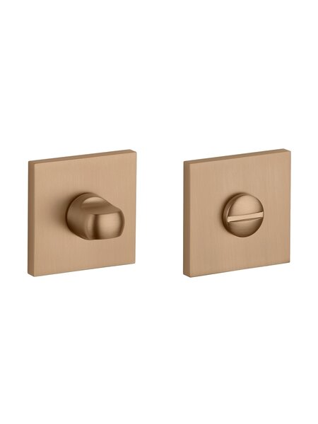 STILE STILE WC garnituur vierkant 53x53x7mm - licht bruin