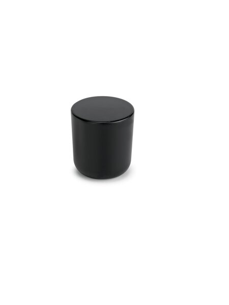 I.B.E. Zwarte meubelknop "Rond Conisch"  Ø 25 mm