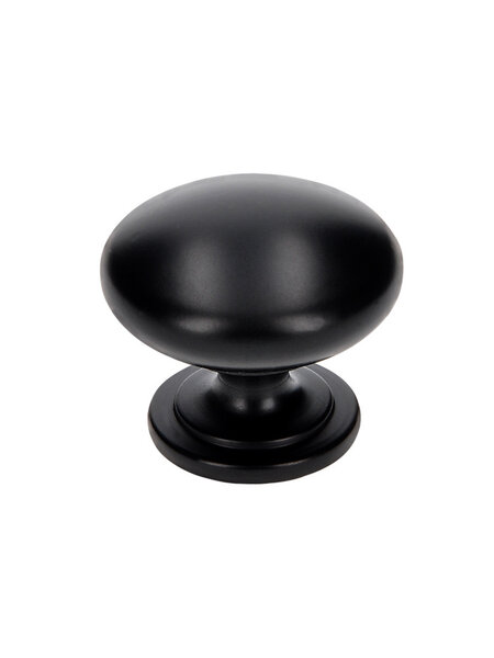 I.B.E. Zwarte ronde meubelknop Ø 32 mm