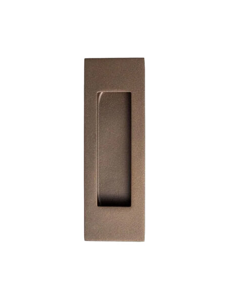 In-Door Schuifdeurkom rechthoekig 120 x 40 mm - donker brons