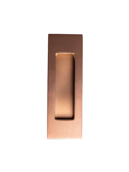 In-Door Schuifdeurkom rechthoekig 120 x 40 mm - brons koper