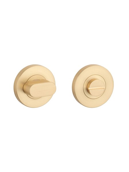 STERK WC garnituur 1712 OVAL PRO 8MM  - mat goud